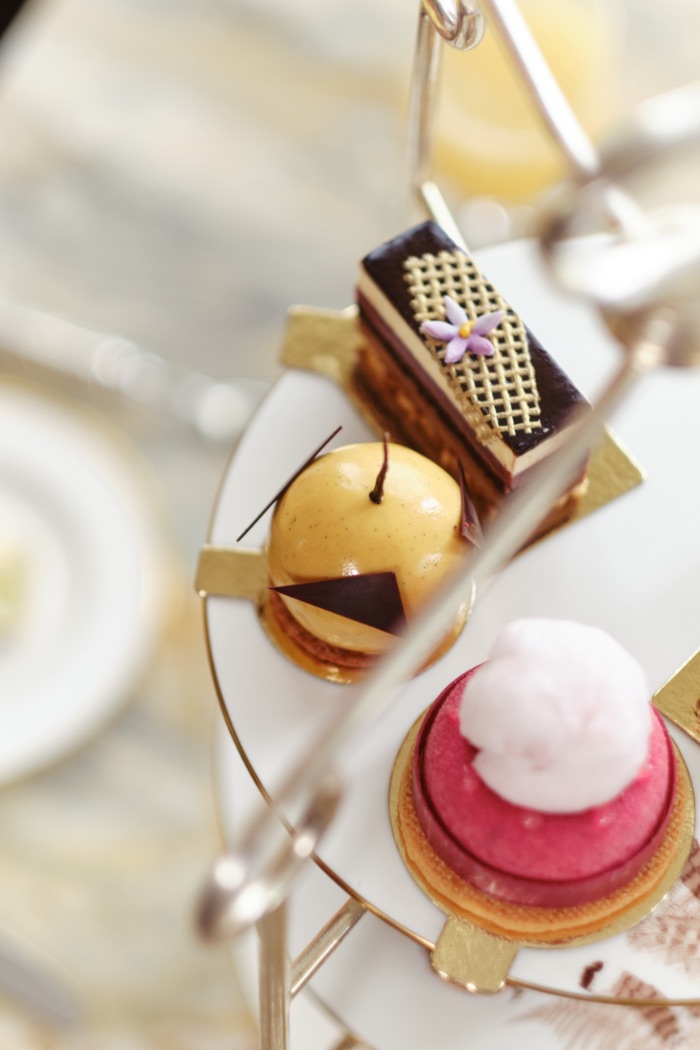 Afternoon tea is served in the stunning Glendevon room